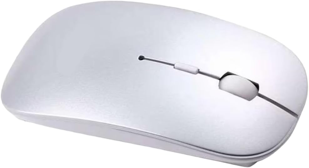 Mouse Sem Fio Branco- Wireless Bluetooth Win/Mac/Linux/Ios/Android